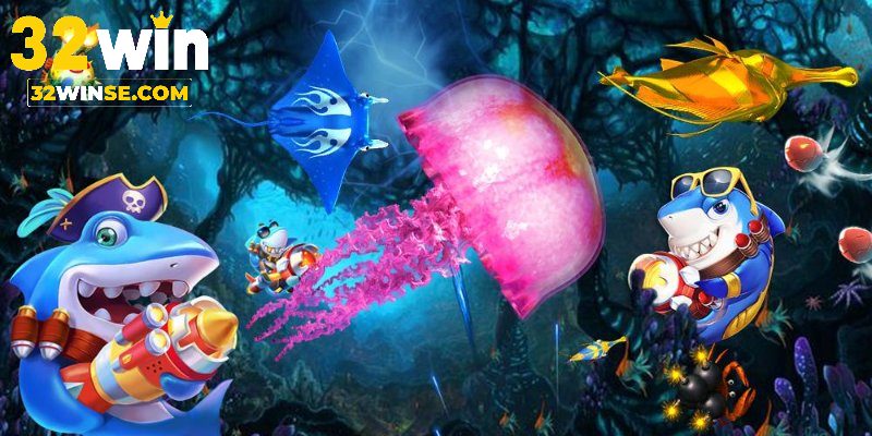 Các phòng game săn cá trong game tại 32win