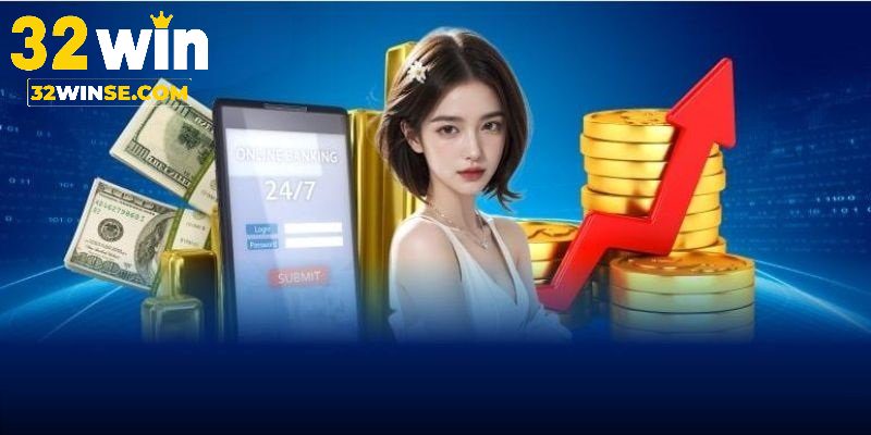 Hướng dẫn quy trình rút tiền 32win với 4 bước